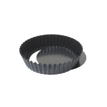 Vogue Non-Stick Fluted Deep Quiche Tin 100mm GC988