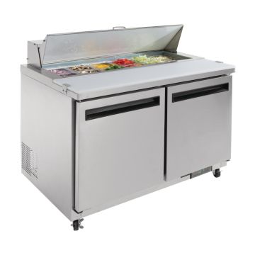 Polar 2 Door Preparation Counter Stainless Steel GD882-A
