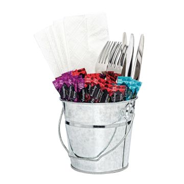 Round Galvanised Steel Bucket 130 x 120mm GF247