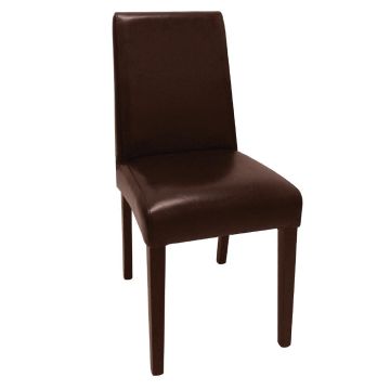Bolero (Pack of 2) Faux Leather Dining Chairs Brown GF955