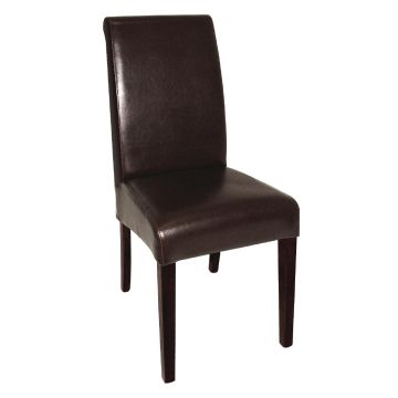Bolero (Pack of 2) Curved Back Leather Chairs GF956