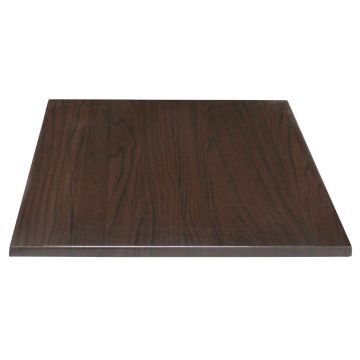 Bolero Square Table Top Dark Brown 600mm GG635