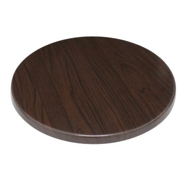 Bolero Round Table Top Dark Brown 600mm GG643