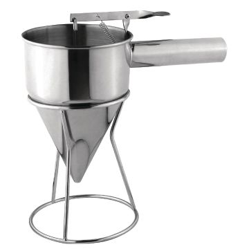 Vogue Stainless Steel Piston Funnel 130ml GG759