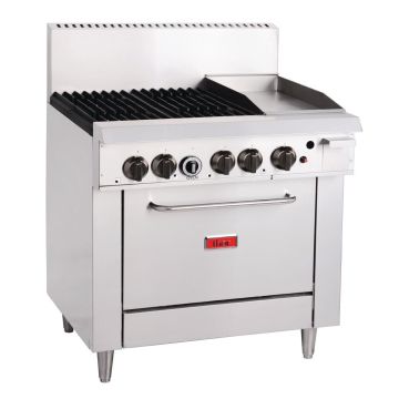 Thor 4 Burner LPG Oven and 12 Inch Grill GH102-P