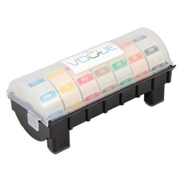 Dissolvable Colour Coded Food Label Starter kit with 1" Dispenser GH474