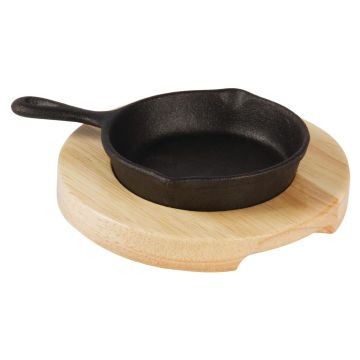 Olympia Mini Cast Iron Round Pan 115mm GJ553