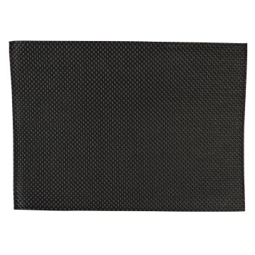 APS (Pack of 6) PVC Black Placemat GJ992