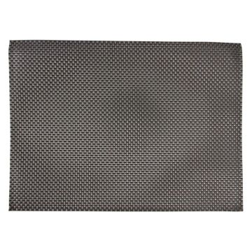APS (Pack of 6) PVC Silver And Grey Placemat GJ995