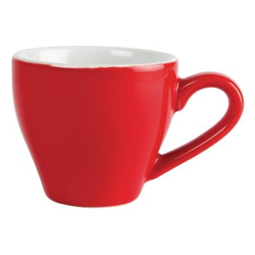Olympia (Pack of 12) Cafe Espresso Cups 100ml Red GK070