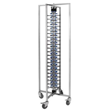 Vogue Mobile Plate Rack 84 Plates GK978