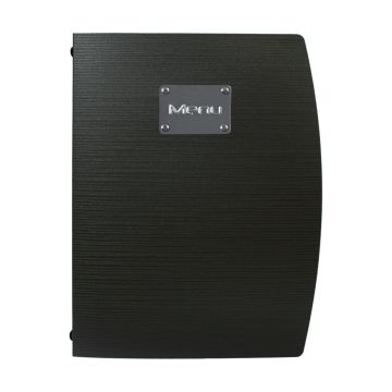 Securit Rio Menu Holder Black A4 GL105