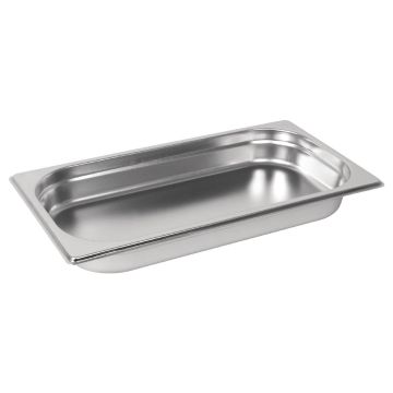 Vogue Stainless Steel 1/3 Gastronorm Tray 40mm GM311-A