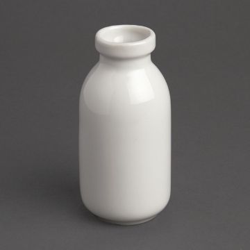 Olympia (Pack of 12) White Mini Milk Bottle 145ml GM368