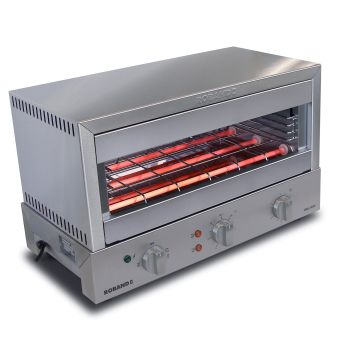 Roband Grill Max Toaster 8 Slice, Glass Elements GMX810G