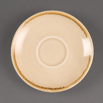 Olympia Kiln (Pack of 6) Espresso Saucer Sandstone GP329