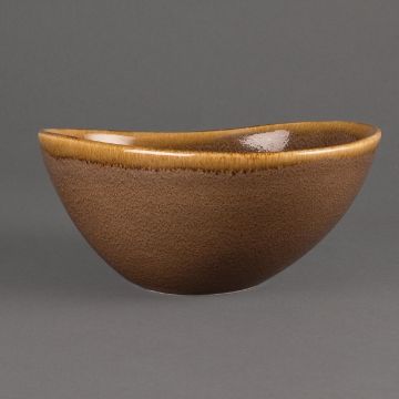 Olympia Kiln (Pack of 4) Bowl Bark 215mm GP355