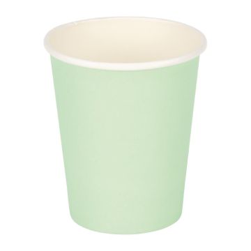Fiesta Takeaway Coffee Cups Single Wall Turquoise 225ml (Pack of 1000) GP403