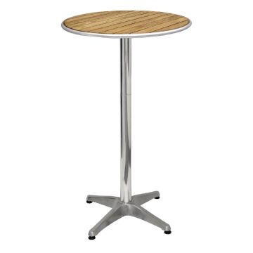 Bolero Ash Round Poseur Height Table 600mm GR332