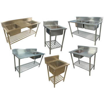 Handyimports Commercial #304 Kitchen Sink Multiple Sizes Single Double Bowl