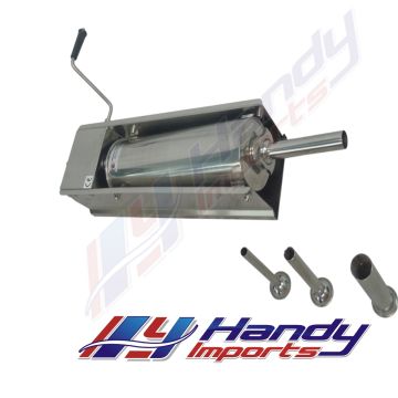 Stainless Steel 7L Sausage Filler 1 SPEED Horizontal Stuffer Salami Maker