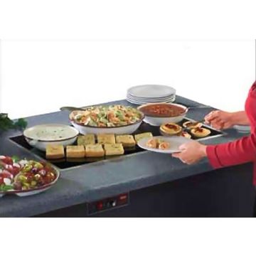 Hatco Corporation Hbgb Glo Ray Drop-In Heated Black Ceramic Glass Shelf HBGB-6018