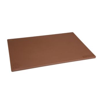 Hygiplas Antibacterial Low Density Chopping Board 450x300x10mm Brown HC857