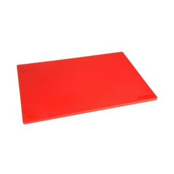 Hygiplas Antibacterial Low Density Chopping Board 450x300x10mm Red HC859