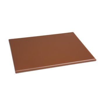 Hygiplas High Density Chopping Board 305x229x12mm Brown HC864