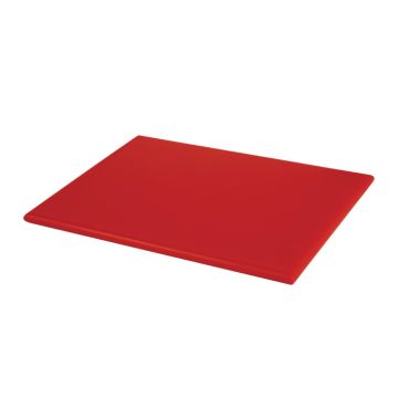 Hygiplas High Density Chopping Board 305x229x12mm Red HC866