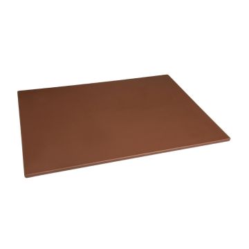 Hygiplas Low Density Chopping Board 600x450x10mm Brown HC873