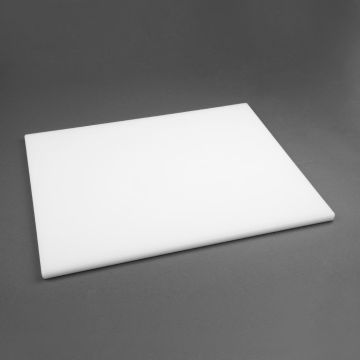 Hygiplas Extra Thick Low Density Chopping Board 600x450x20mm White HC882