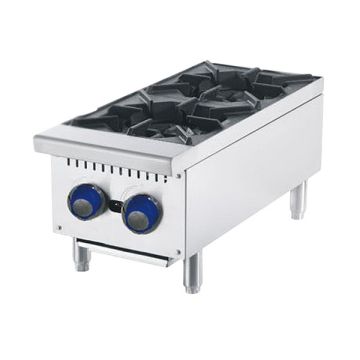 Cookrite 2 Burner Cook Tops 310mm ATHP-12-2 LPG