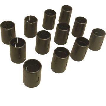 12 Pcs Plastic Clip On Wire Shelf Bracket Easy Hinges Wireshelf Spare Parts