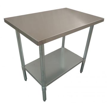 92X76cm #430 Bbq Cafe Trolley Stainless Steel Bench,1 Set Wheels ,3 Under Shelf