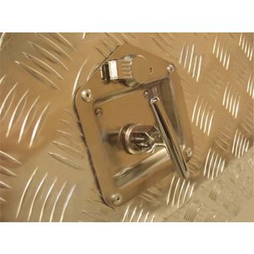 T Handle Lock Aluminium Checker Plate Tool Box Tray Storage Truck Toolbox