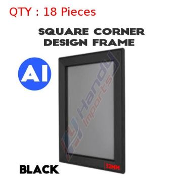 18 A1 Heavy Duty Black Square Corner Snap Frame/Poster Frame/Picture Frame 32mm
