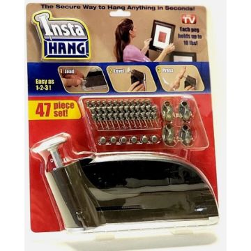 Insta Hang Instant Hanging Diy System Wall Peg Hook Machine Tool