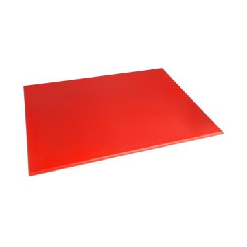 Hygiplas High Density Chopping Board 600x450x12mm Red J011