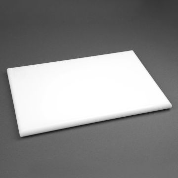 Hygiplas Extra Thick High Density Chopping Board 450x300x20mm White J038