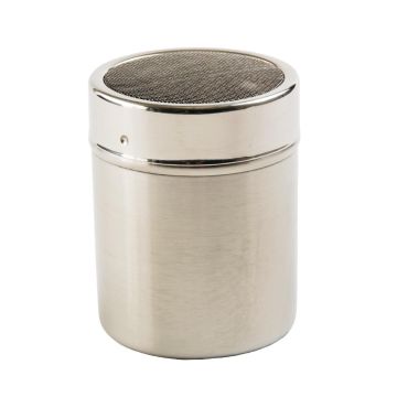 Stainless Steel Shaker with Fine Mesh Top J134