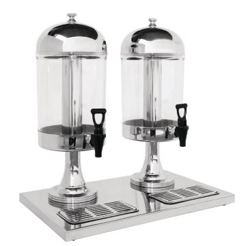 Olympia Double Juice Dispenser with Drip Tray J184