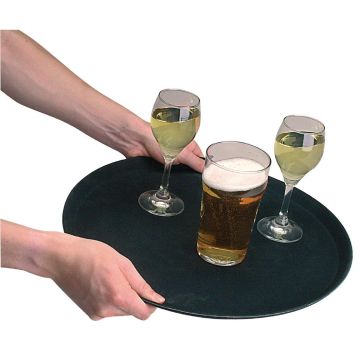 Kristallon Fibreglass Round Anti-Slip Bar Tray medium J846