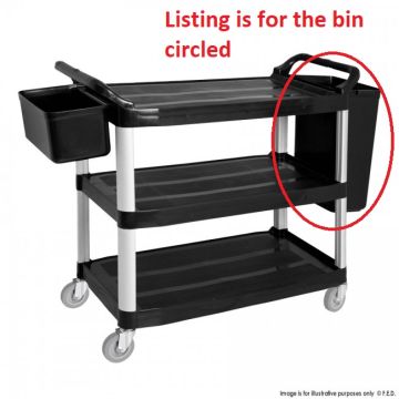 Fed Jd-Uc340 Utility Trolley Deep Bin JD-UC340-B