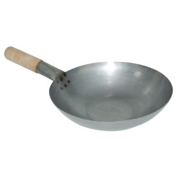 Vogue Mild Steel Wok Flat Base 330mm K296