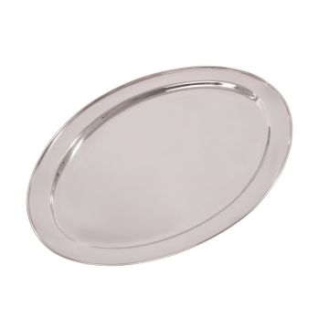 Olympia Stainless Steel Oval Serving Tray 660mm K370