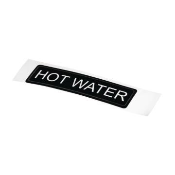 Olympia Airpot Hot Water Label K705