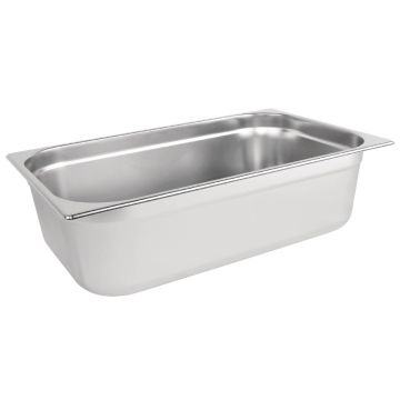 Vogue Stainless Steel 1/1 Gastronorm Pan 150mm DN705