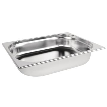 Vogue Stainless Steel 1/2 Gastronorm Pan 40mm DN714