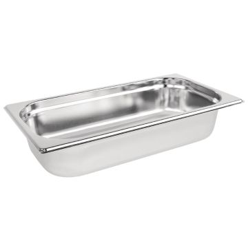 Vogue Stainless Steel 1/3 Gastronorm Pan 65mm DN719